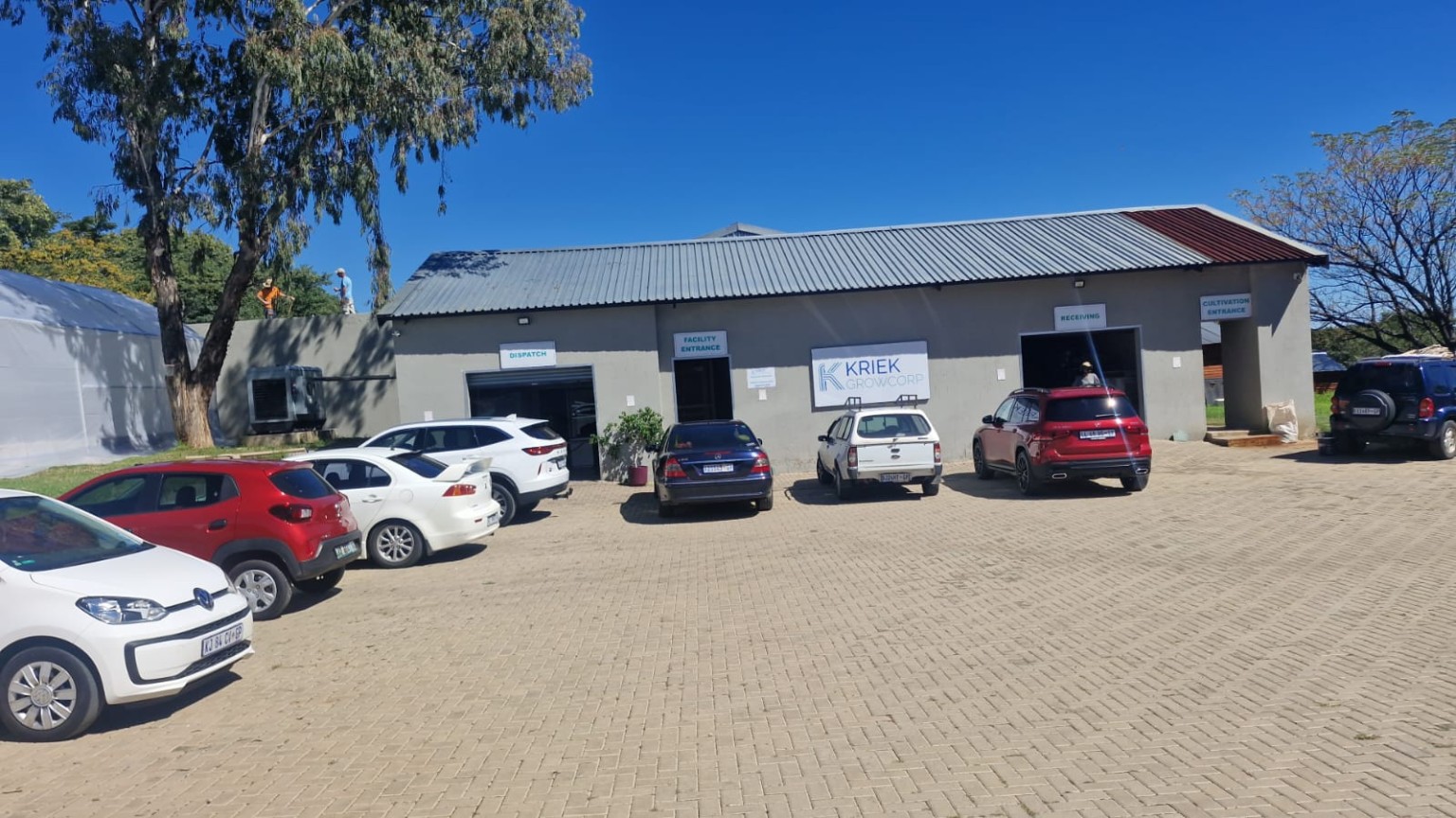 Kriek GrowCorp facility exterior